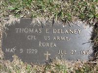 Delaney, Thomas - Veteran's Plaque